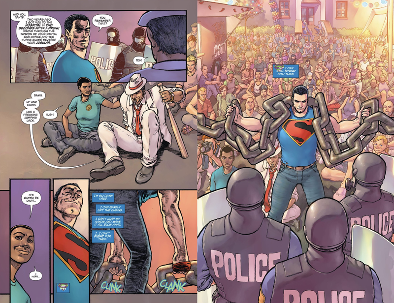 Illustration for article titled This Week’s Superman Comic Is Basically About Ferguson